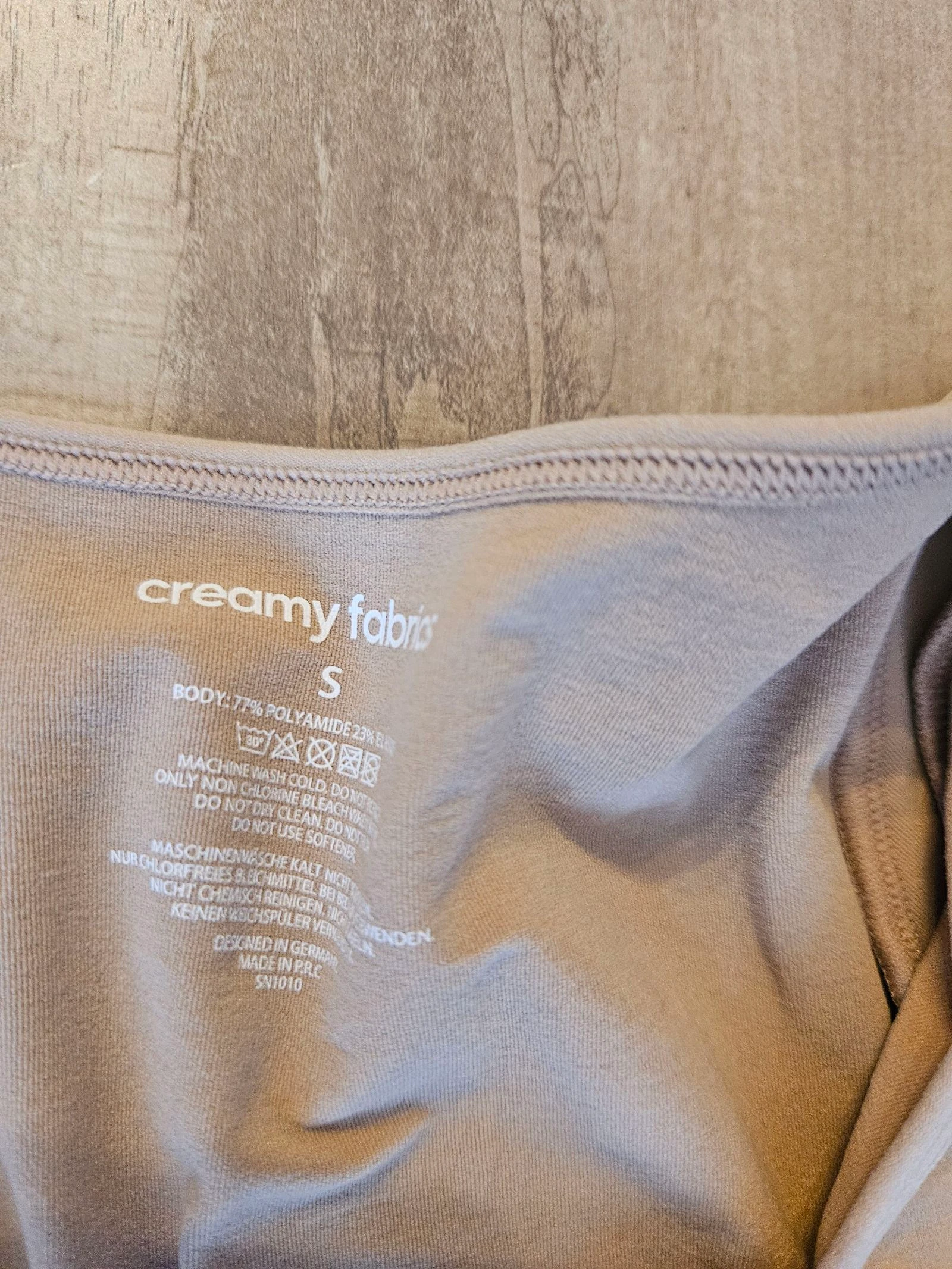 Bodysuit met lange mouwen Creamy Fabrics – Maat S – photo 2